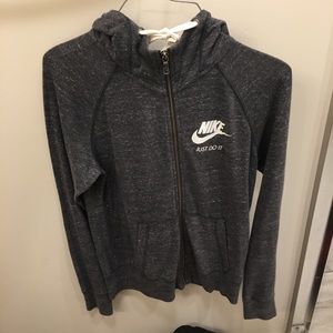 Nike hoodie gray